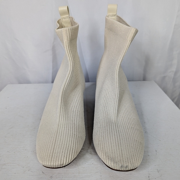 Joie J Neely Block Heel Knit Sock Ankle Booties Boots - Picture 4 of 7